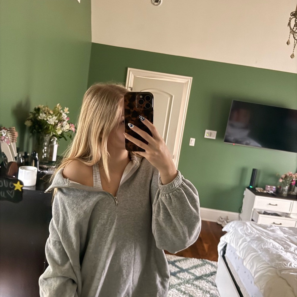 Urban Outfitters Light Gray Hoodie